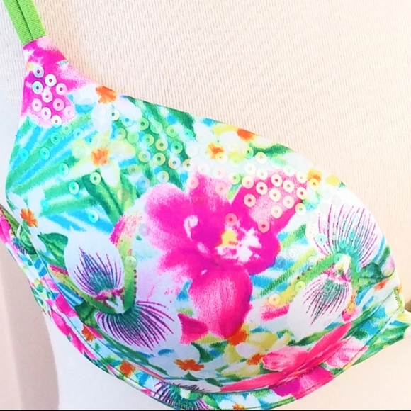 💐 Vintage GUC Victoria's Secret Very Sexy Push Up Underwire Convertible Bra, 34 - Picture 2 of 9